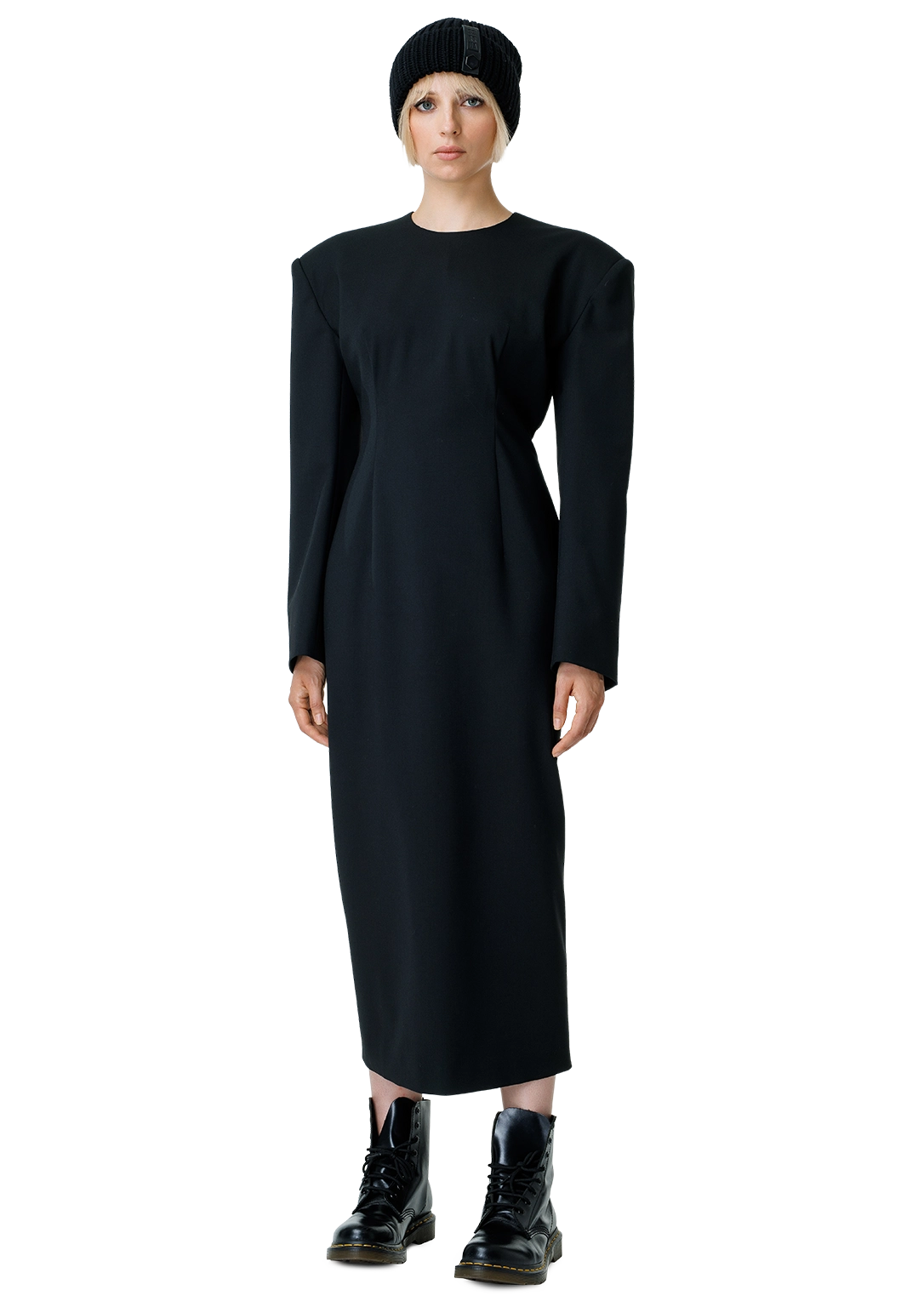 Statement shoulder dress-2RU2RA