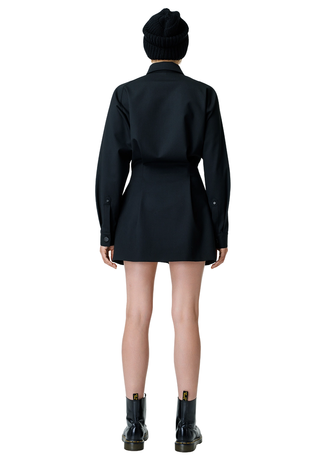 Wool shirt dress-2RU2RA
