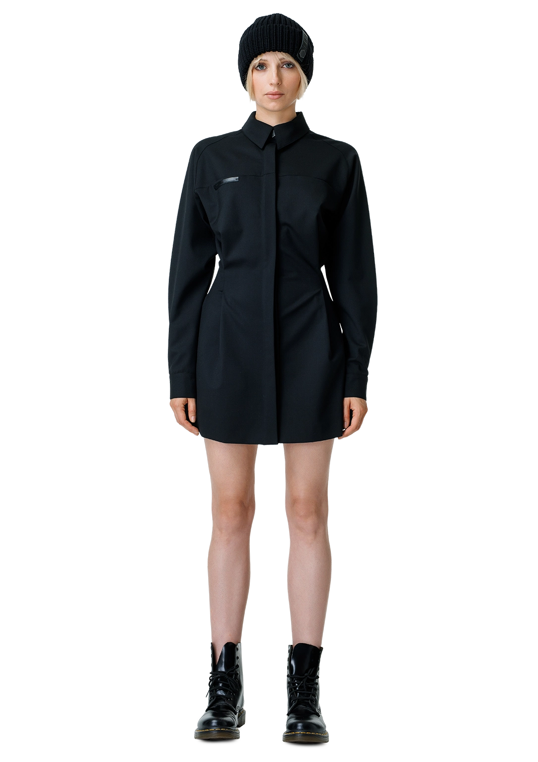 Wool shirt dress-2RU2RA
