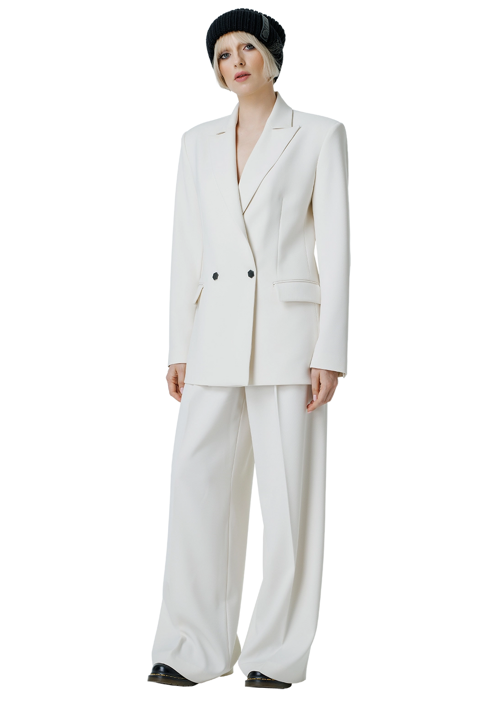 Statement-back blazer