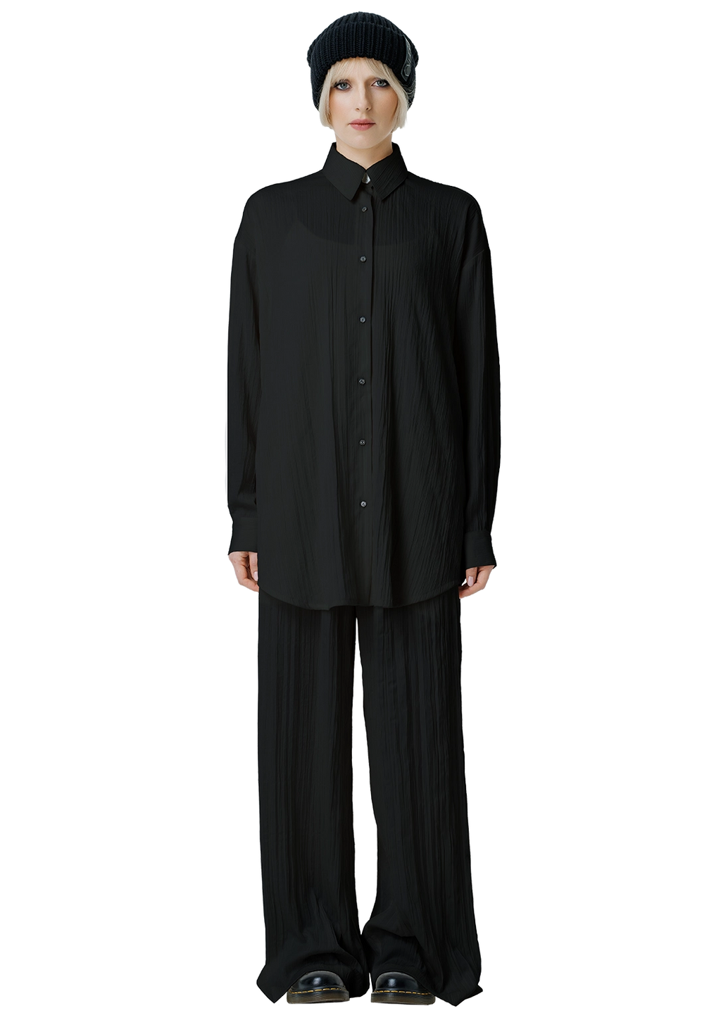 Pleated shirt