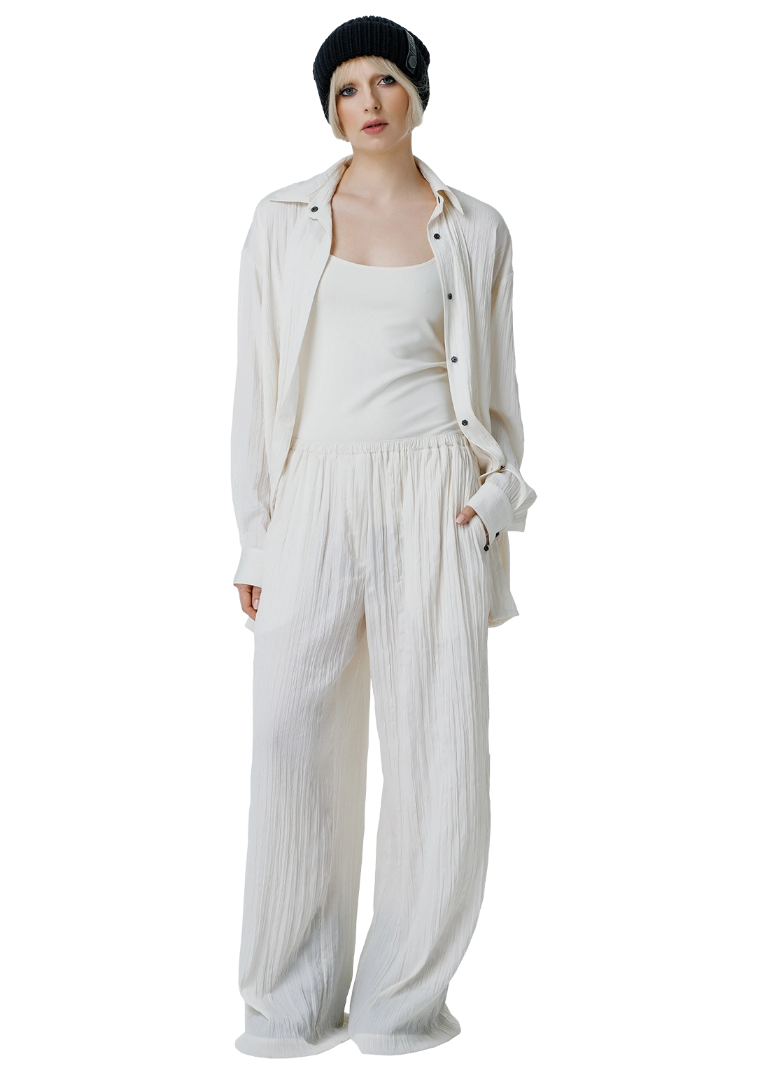 Pleated trousers