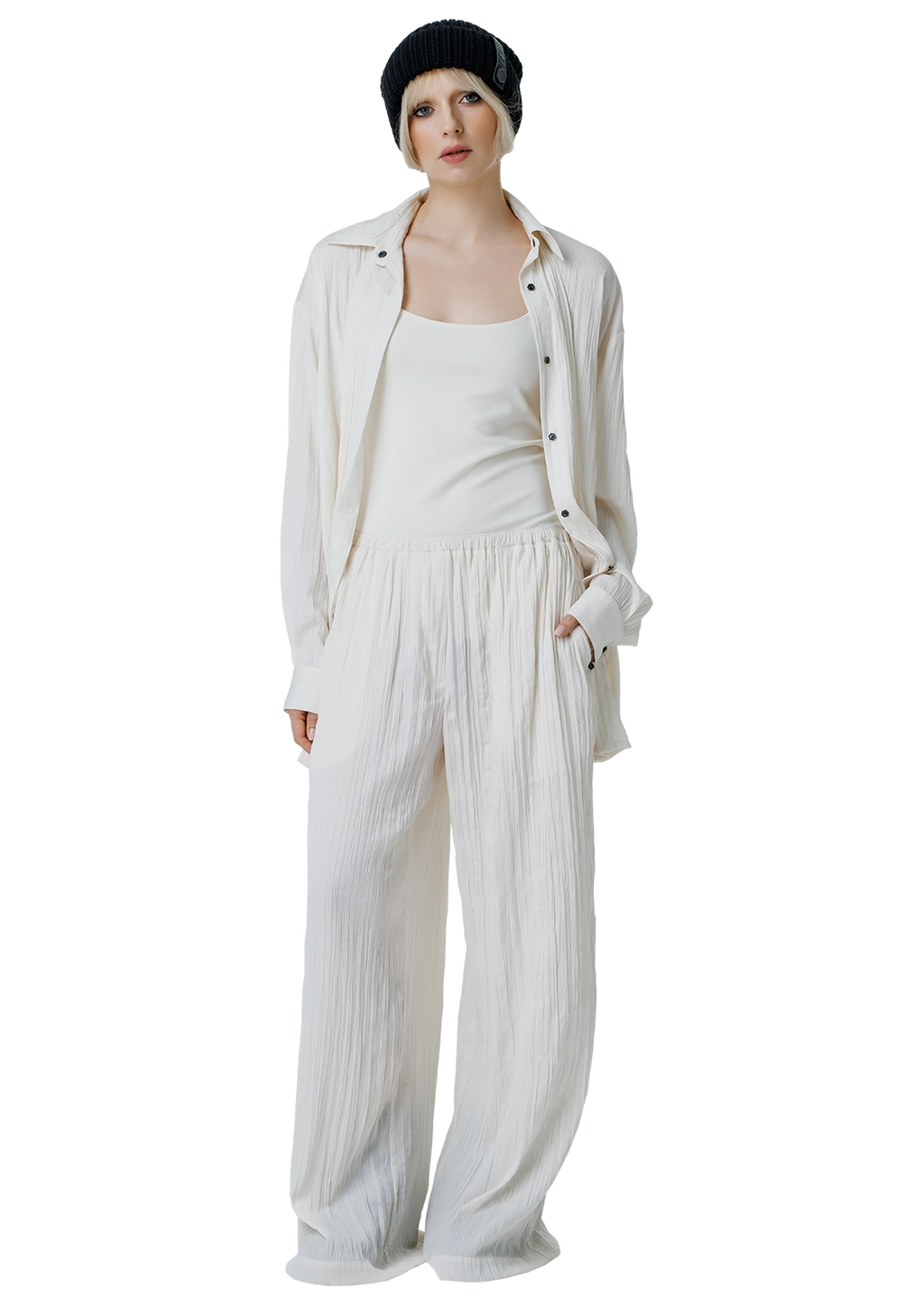 Pleated shirt