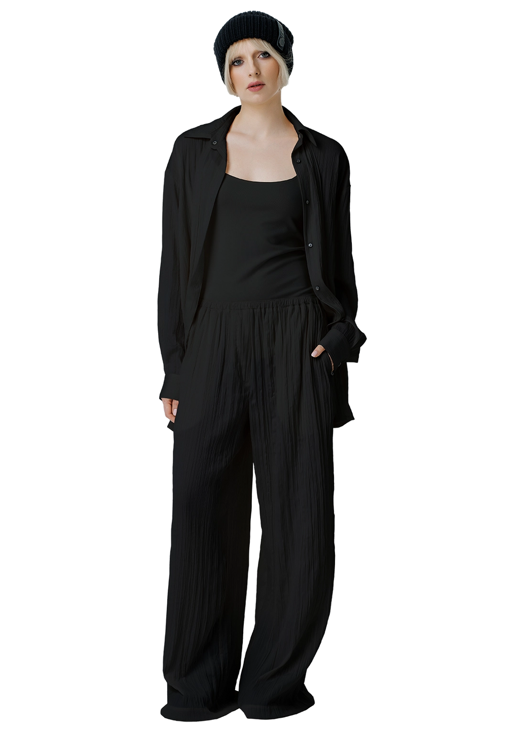Pleated shirt