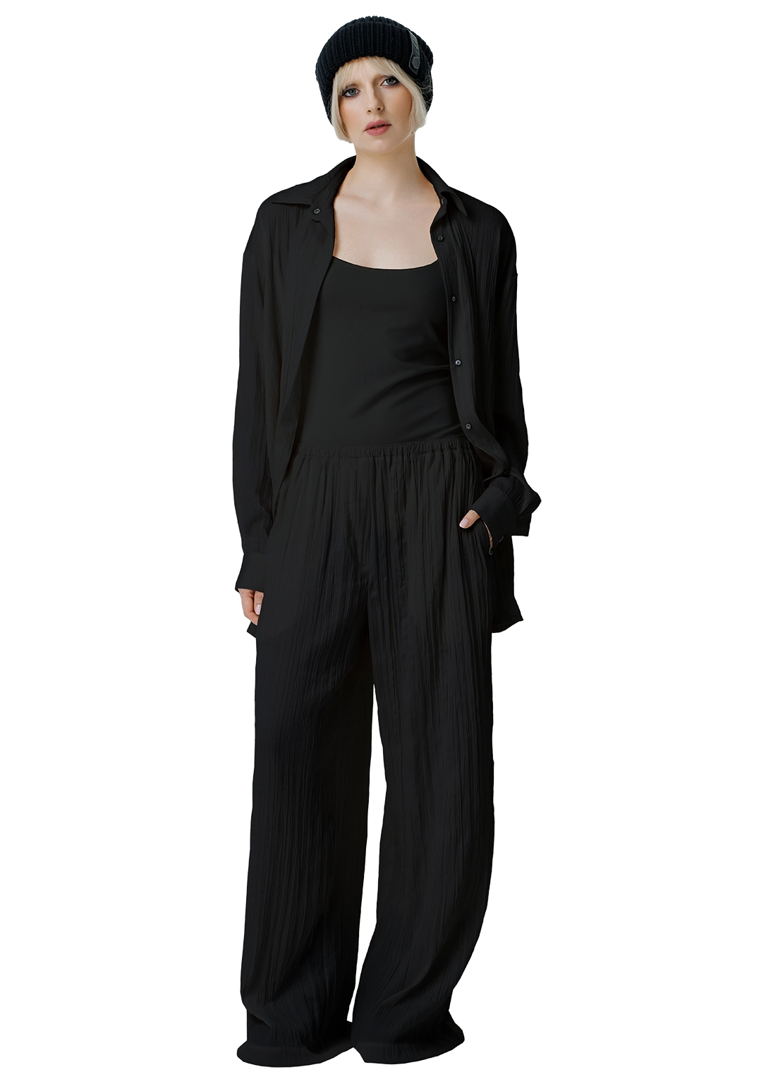 Pleated trousers