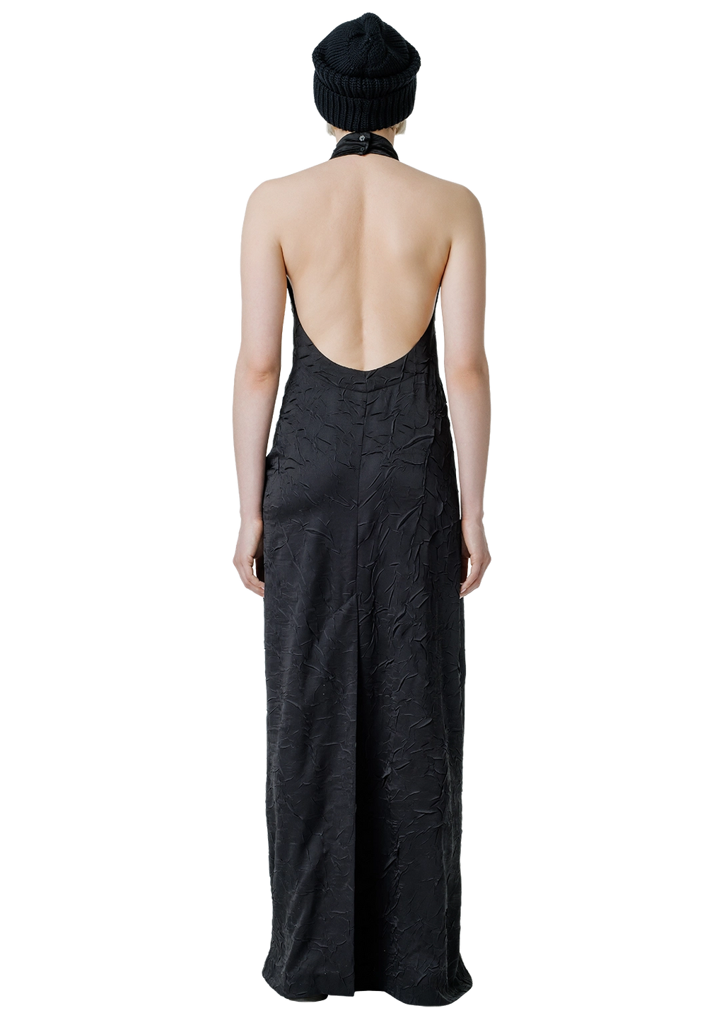 Sleeve-tie maxi dress