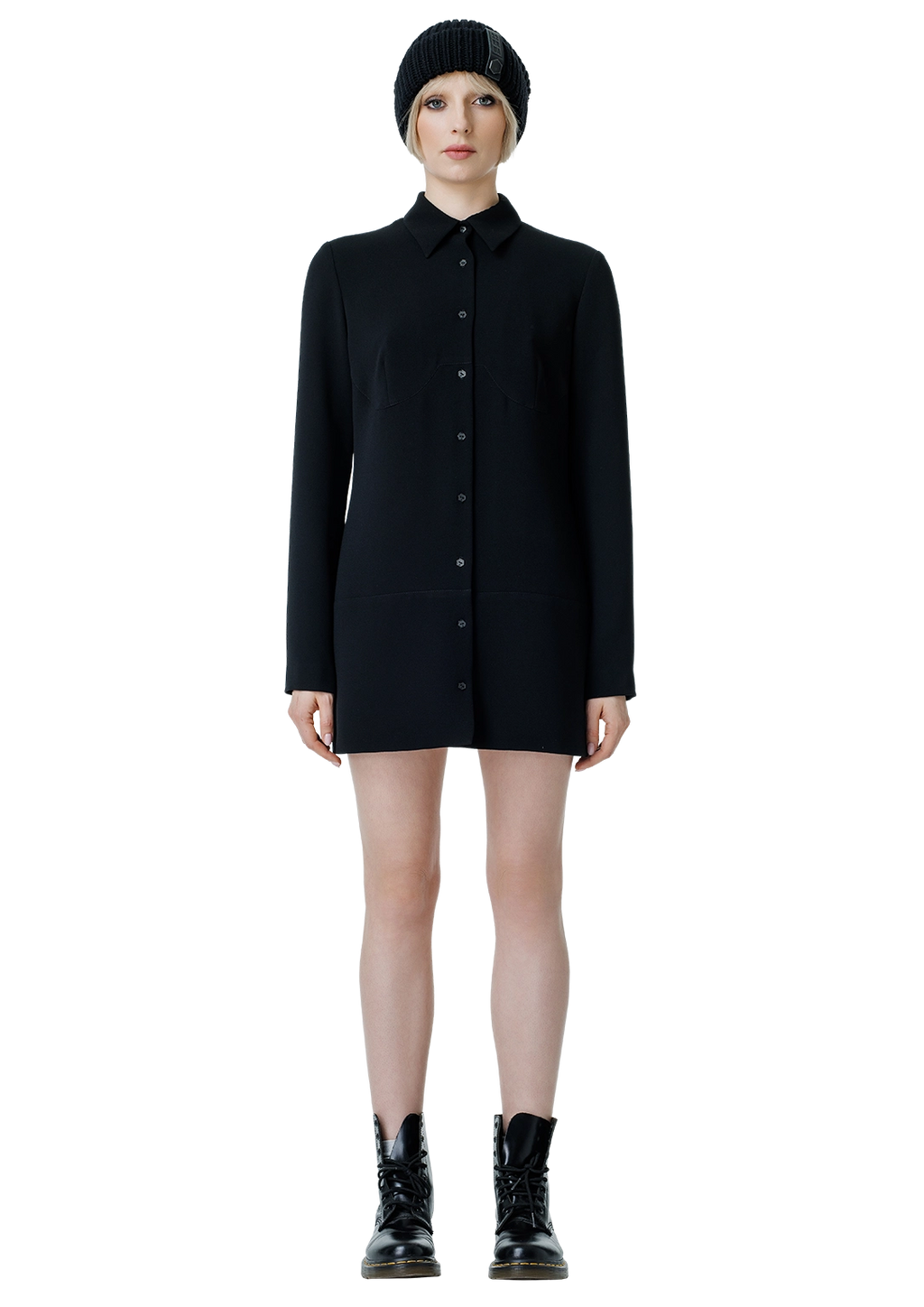 Mini shirt dress