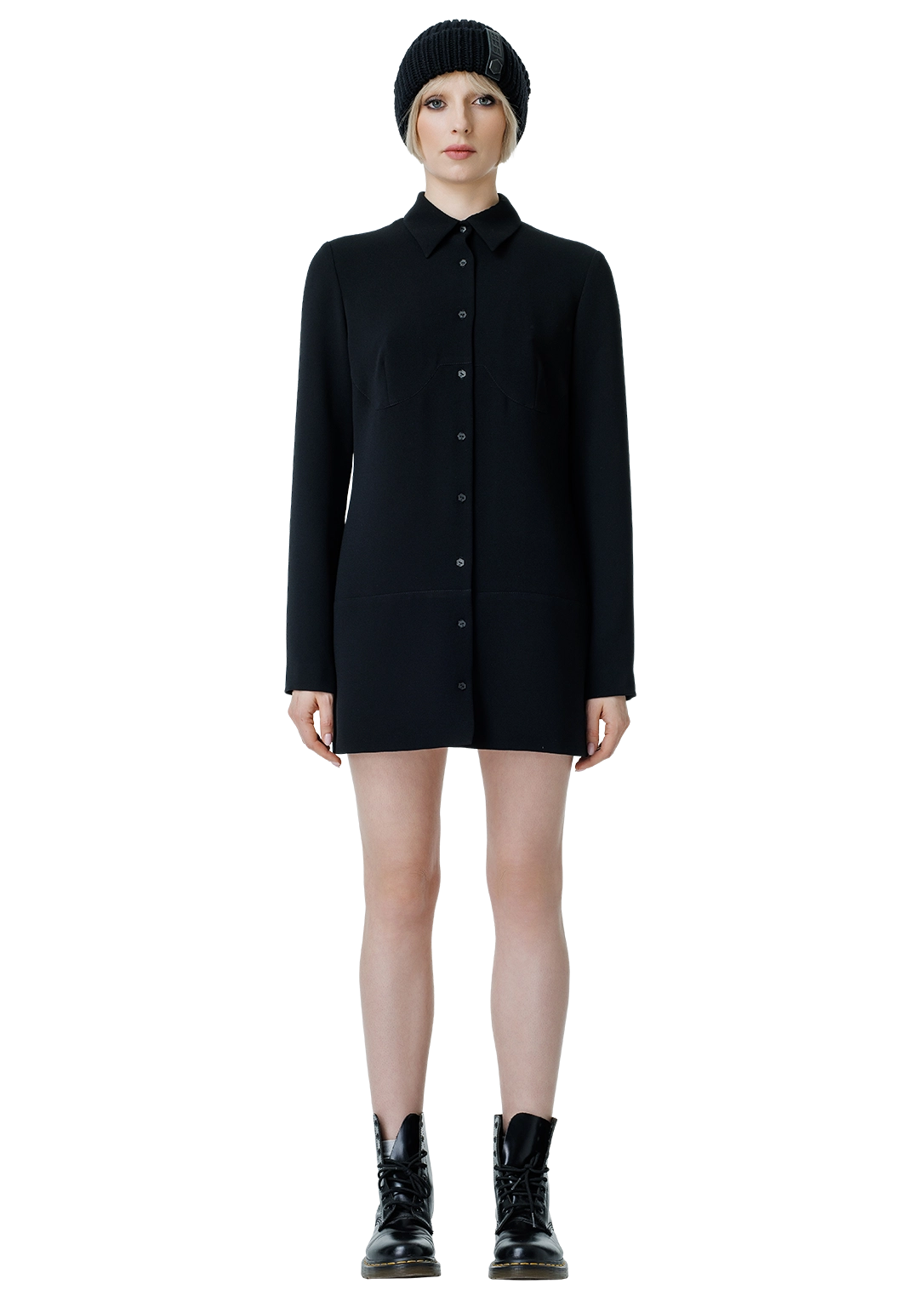 Mini shirt dress