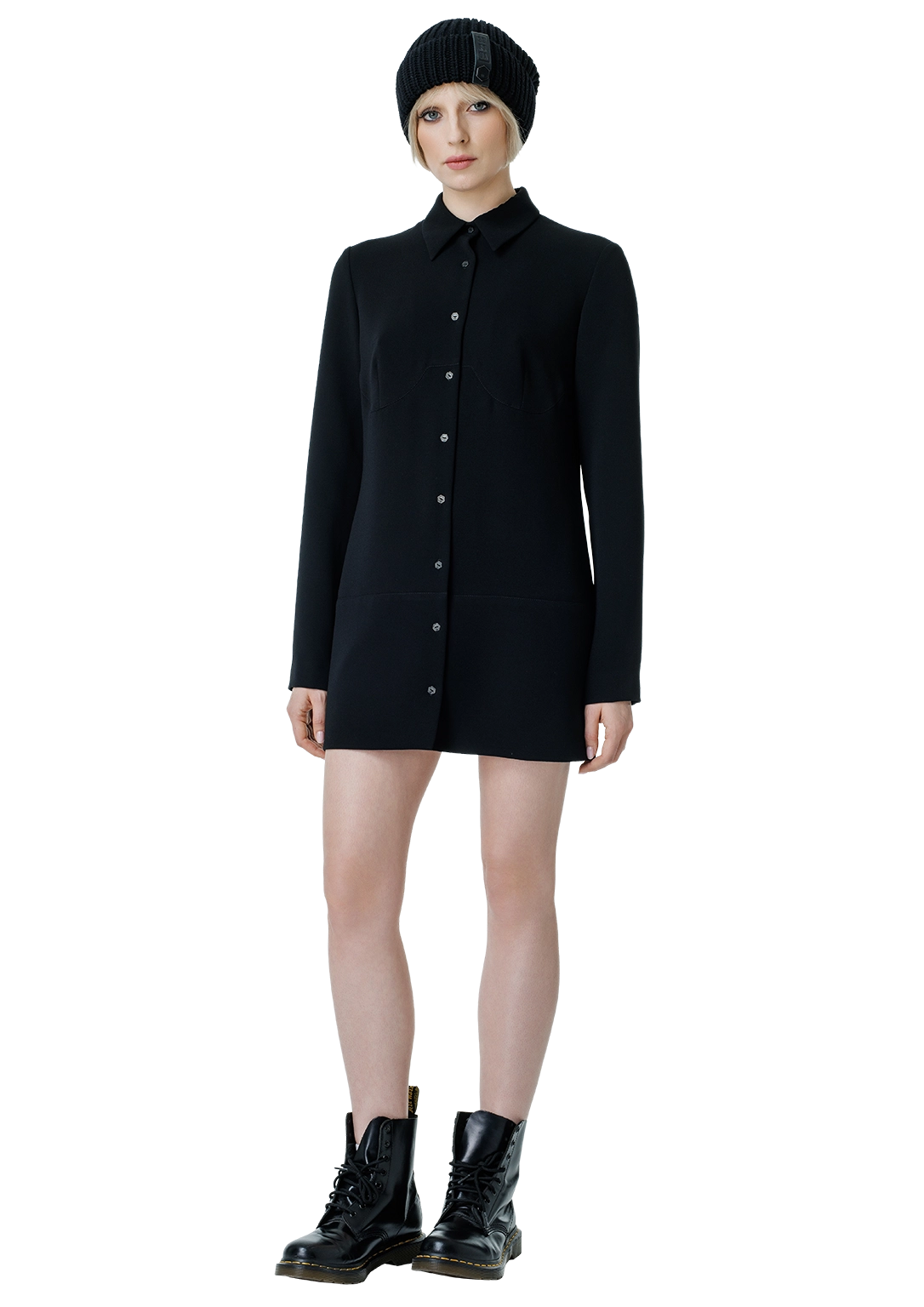 Mini shirt dress