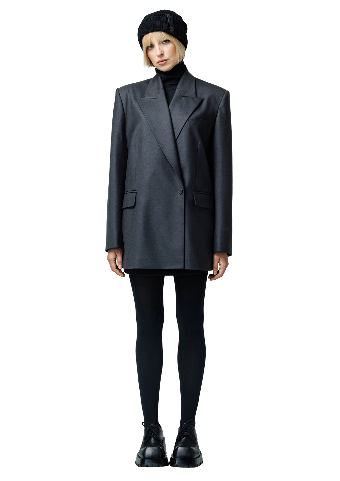 Tailored wool blazer