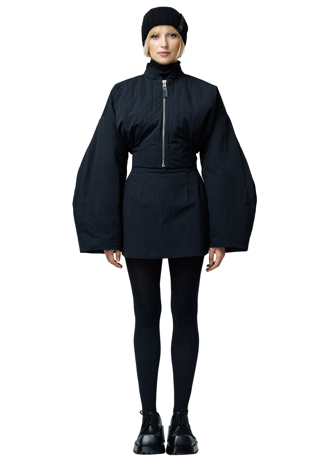 Cropped bomber jacket
