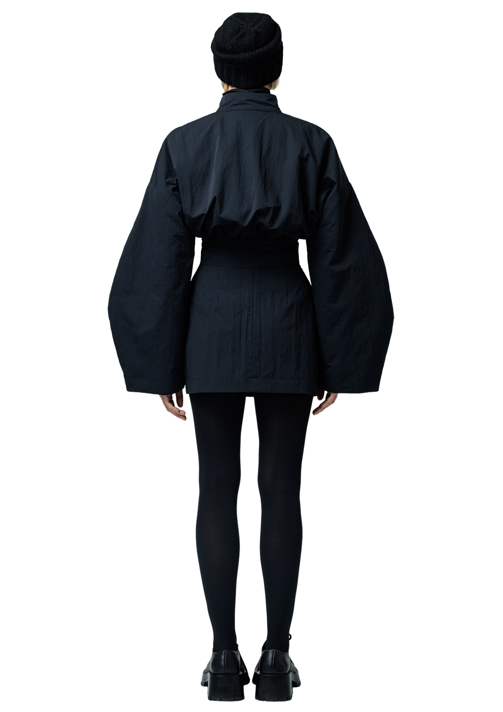 Cropped bomber jacket