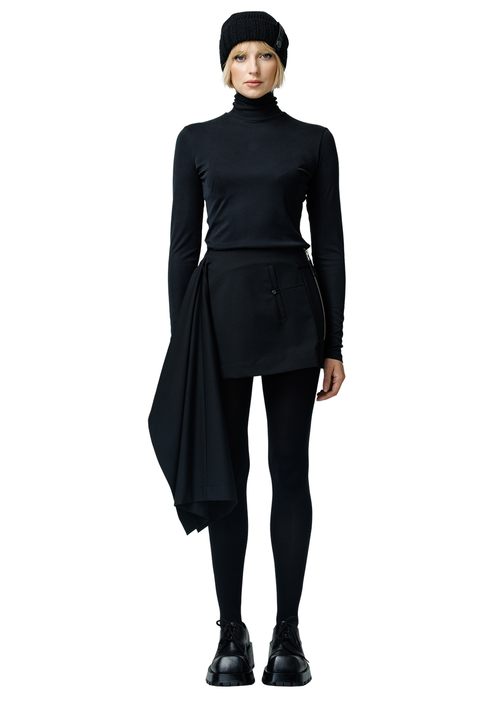 Deconstructed trouser skirt