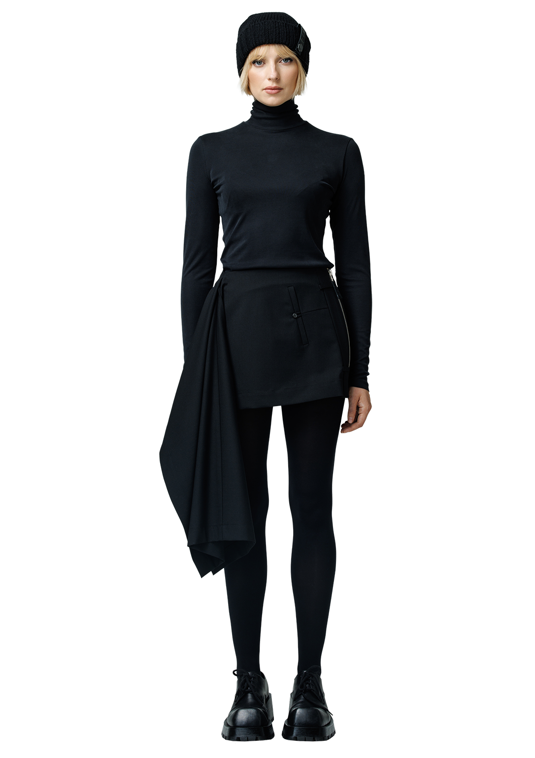 Deconstructed trouser skirt