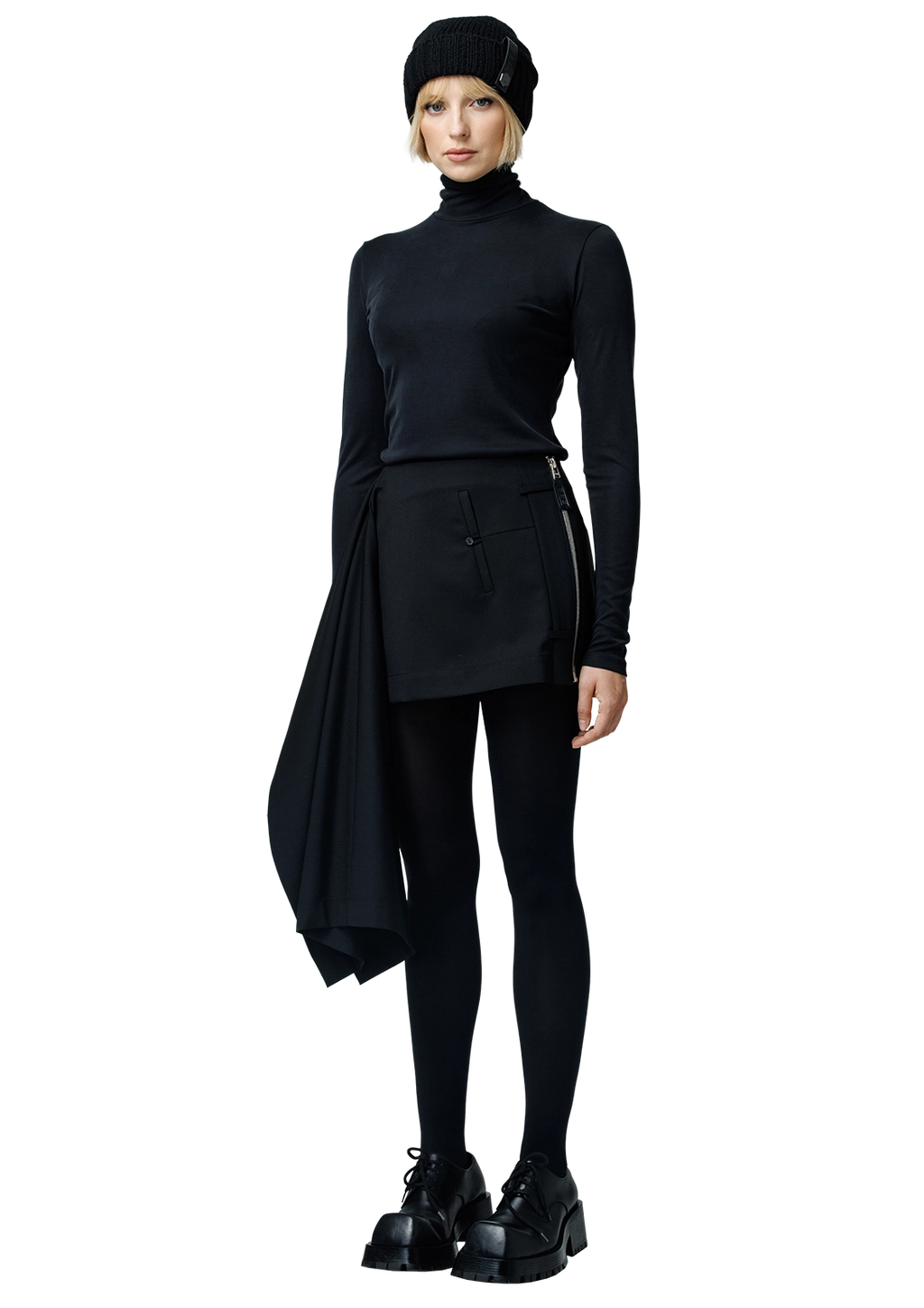 Deconstructed trouser skirt