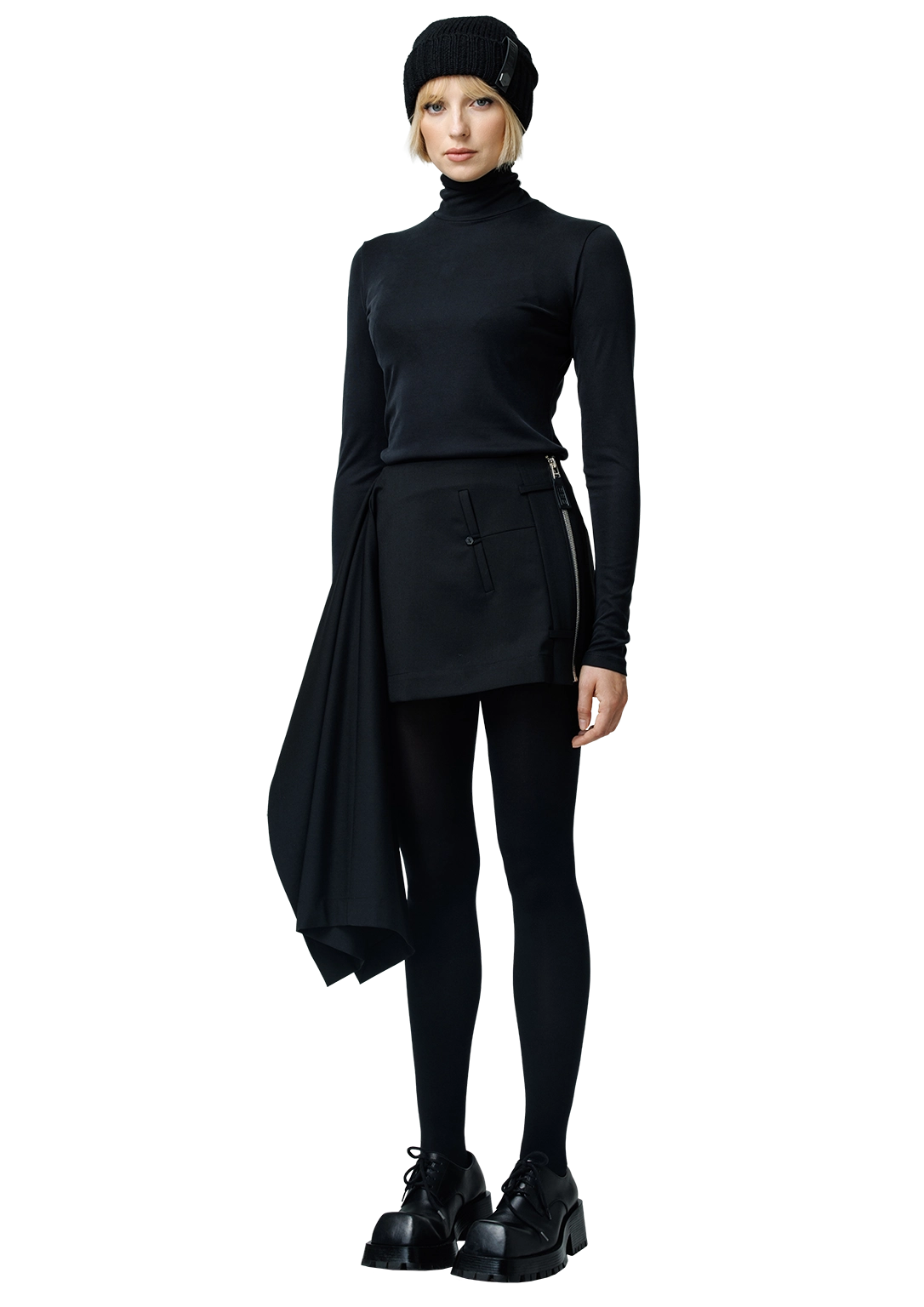 Deconstructed trouser skirt