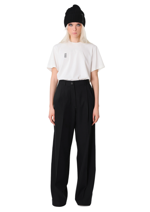 Basic t-shirt – TOPS in Ecru White by 2RU2RA