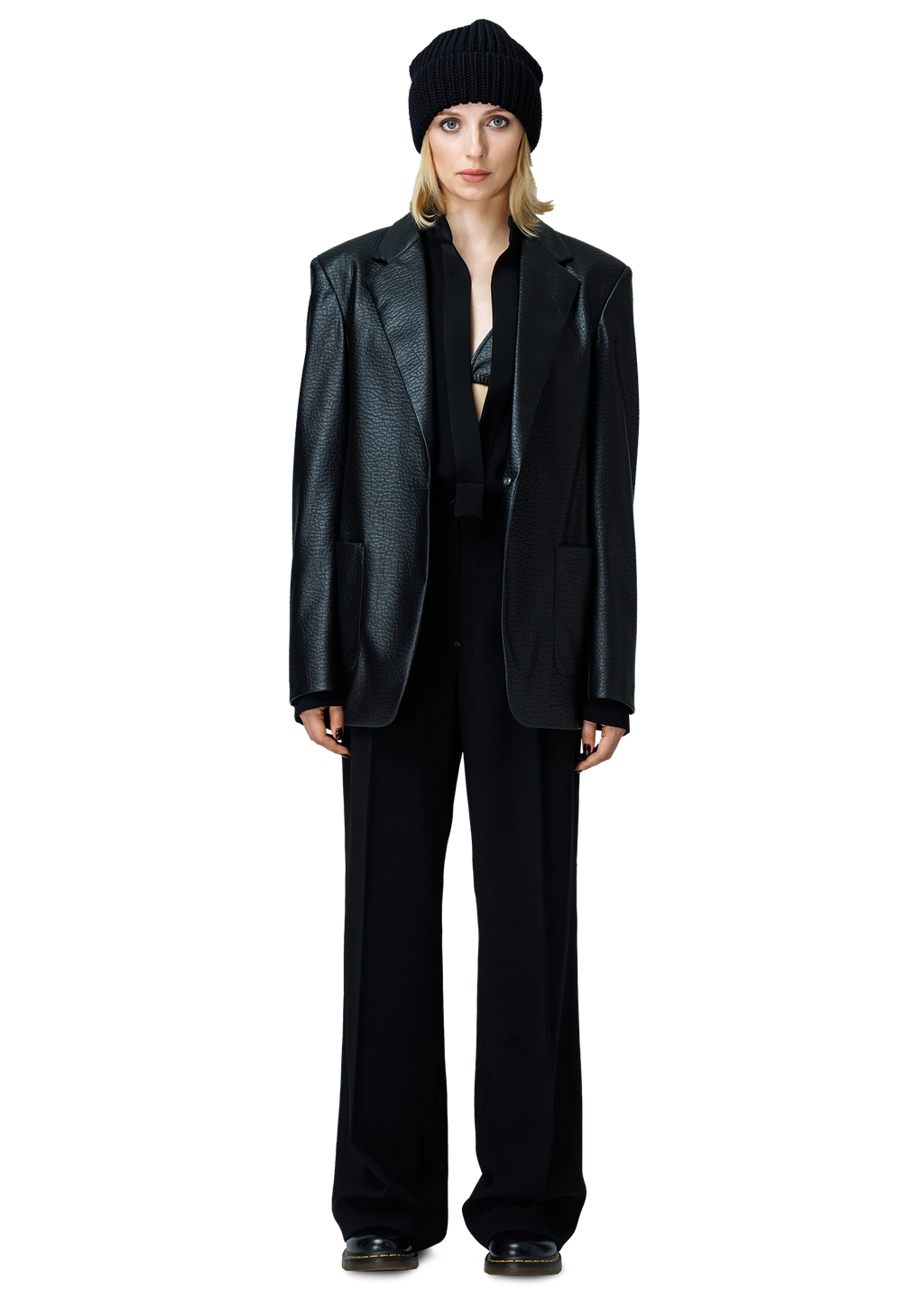 Faux leather jacket – TOPS in by 2RU2RA
