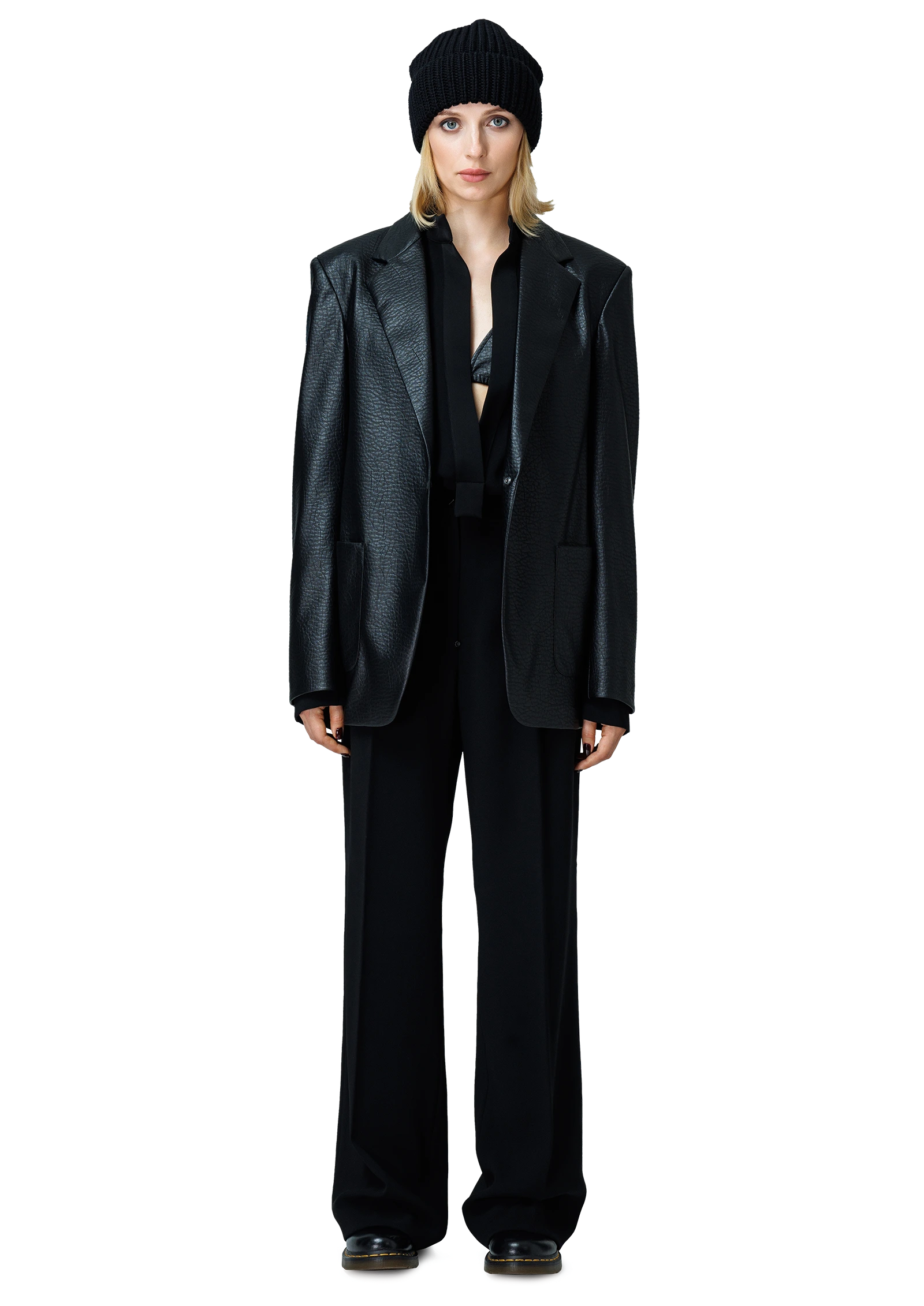 Faux leather jacket – TOPS in by 2RU2RA