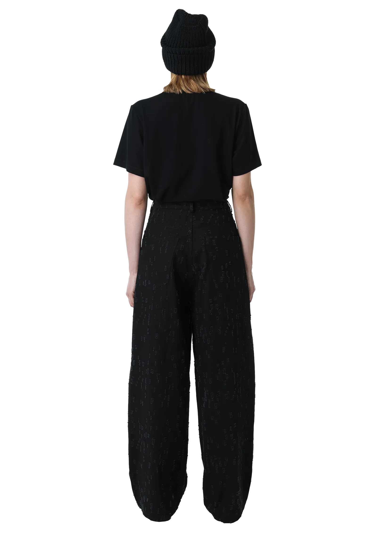 Black denim jeans – BOTTOMS in by 2RU2RA