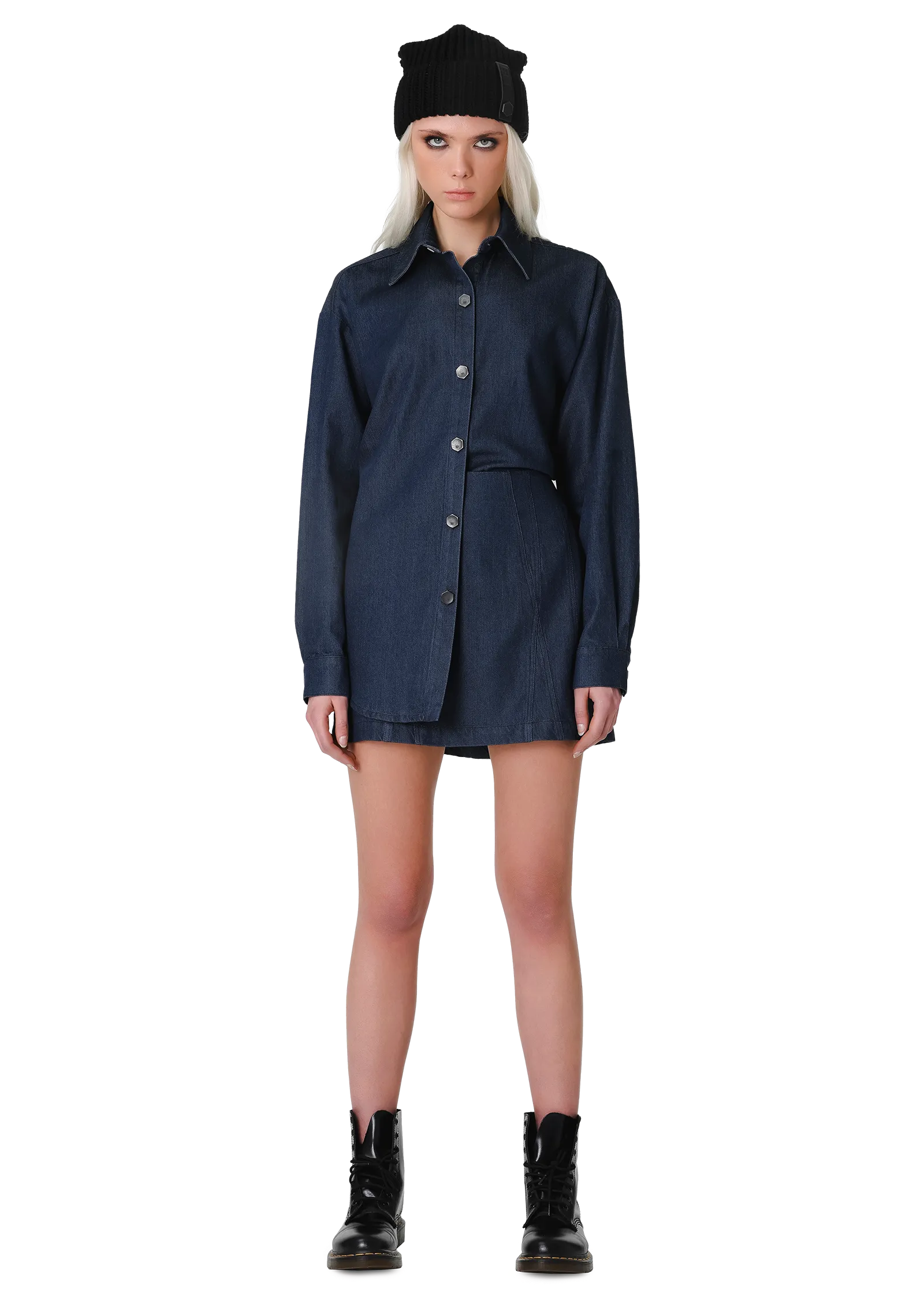 Blue denim skirt – BOTTOMS in by 2RU2RA