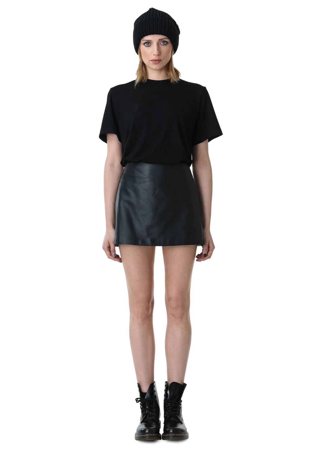 Faux leather mini skirt – BOTTOMS in by 2RU2RA