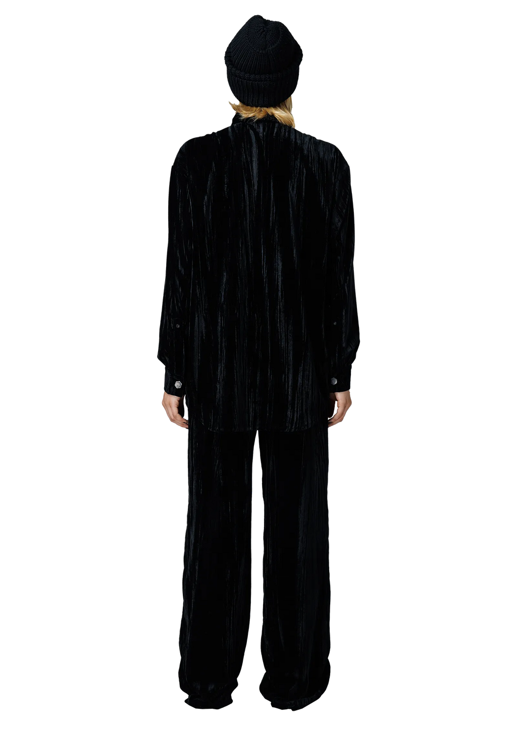 Velvet wide-leg trousers – BOTTOMS in by 2RU2RA