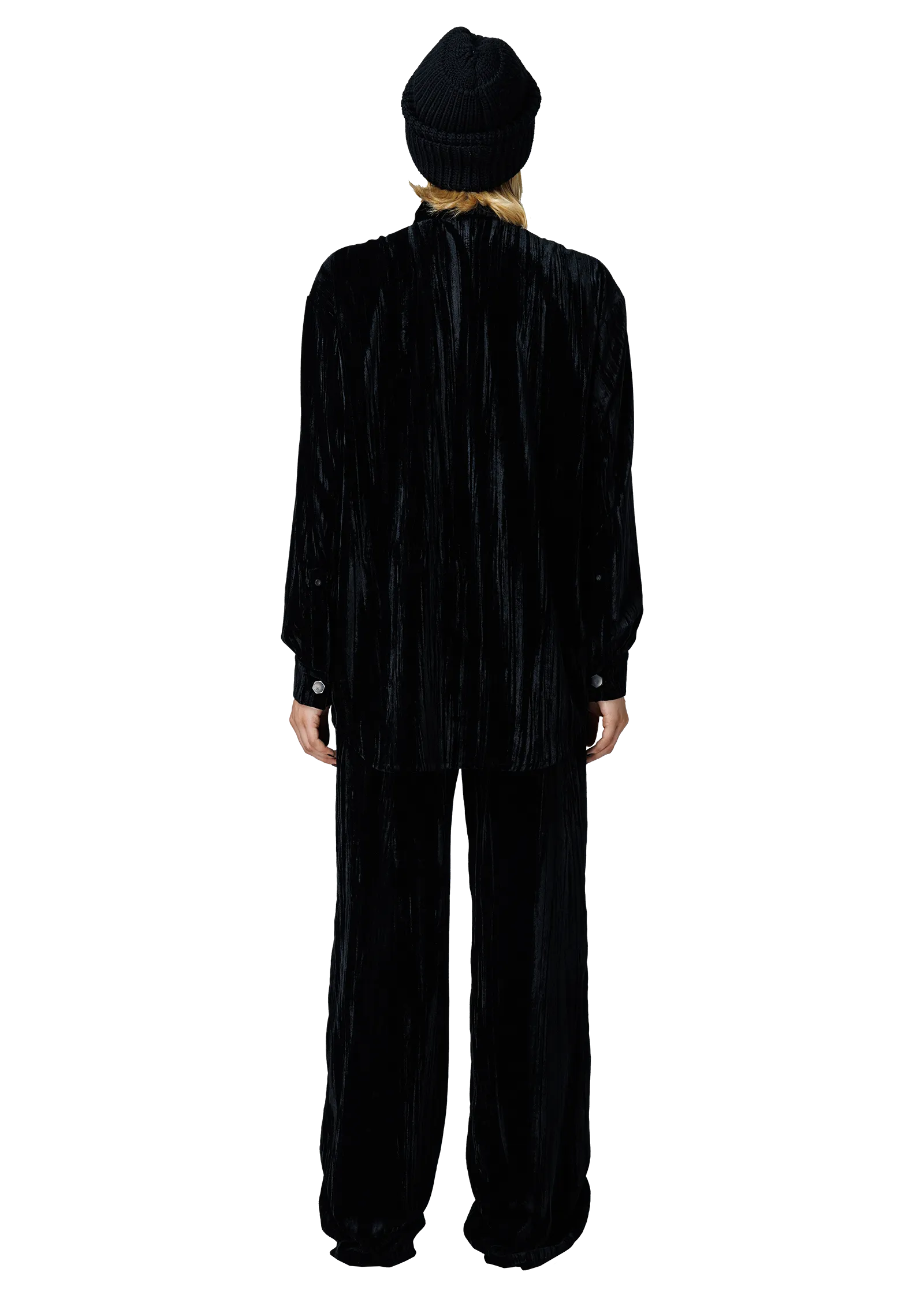 Velvet wide-leg trousers – BOTTOMS in by 2RU2RA