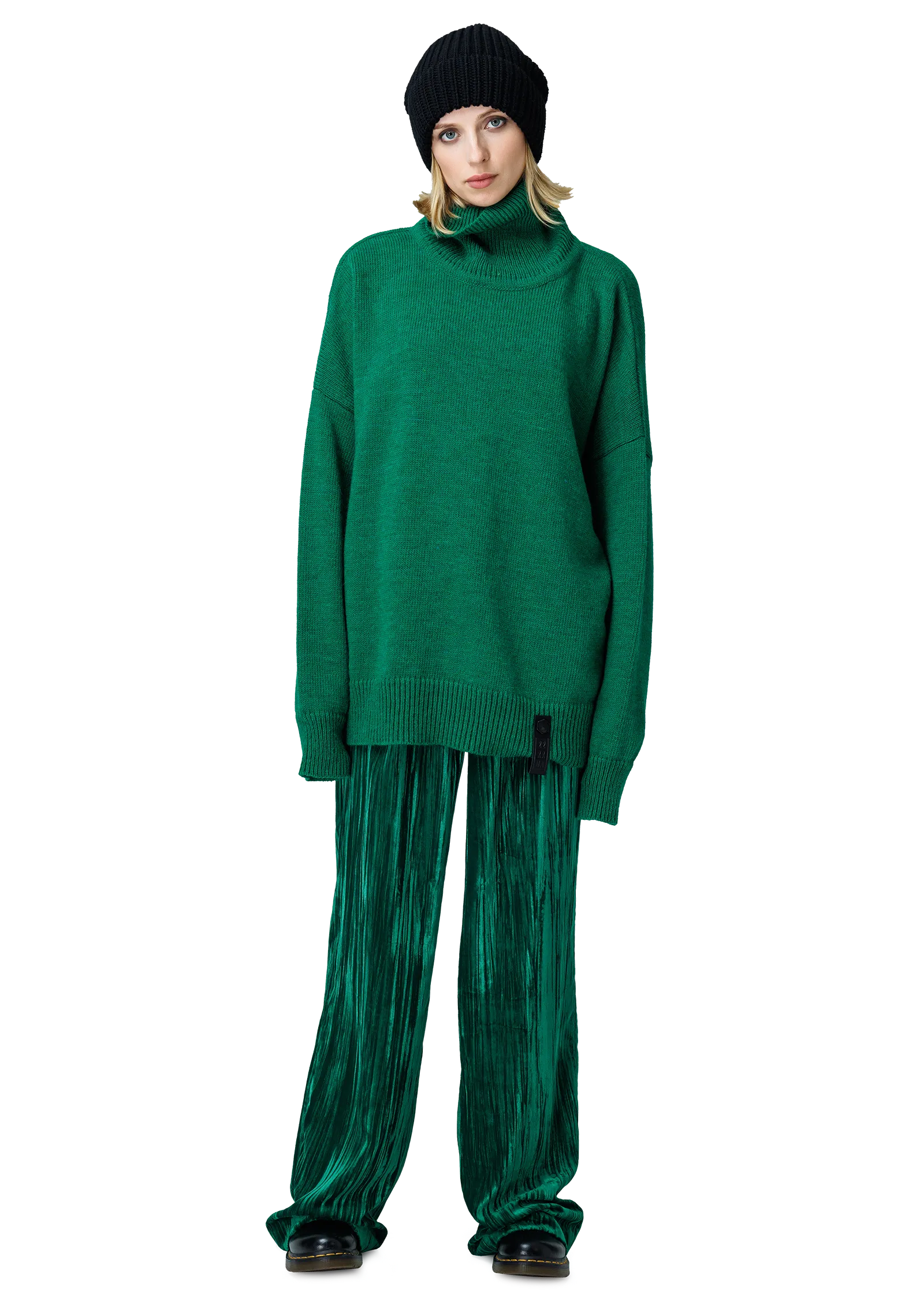 Velvet wide-leg trousers – BOTTOMS in by 2RU2RA