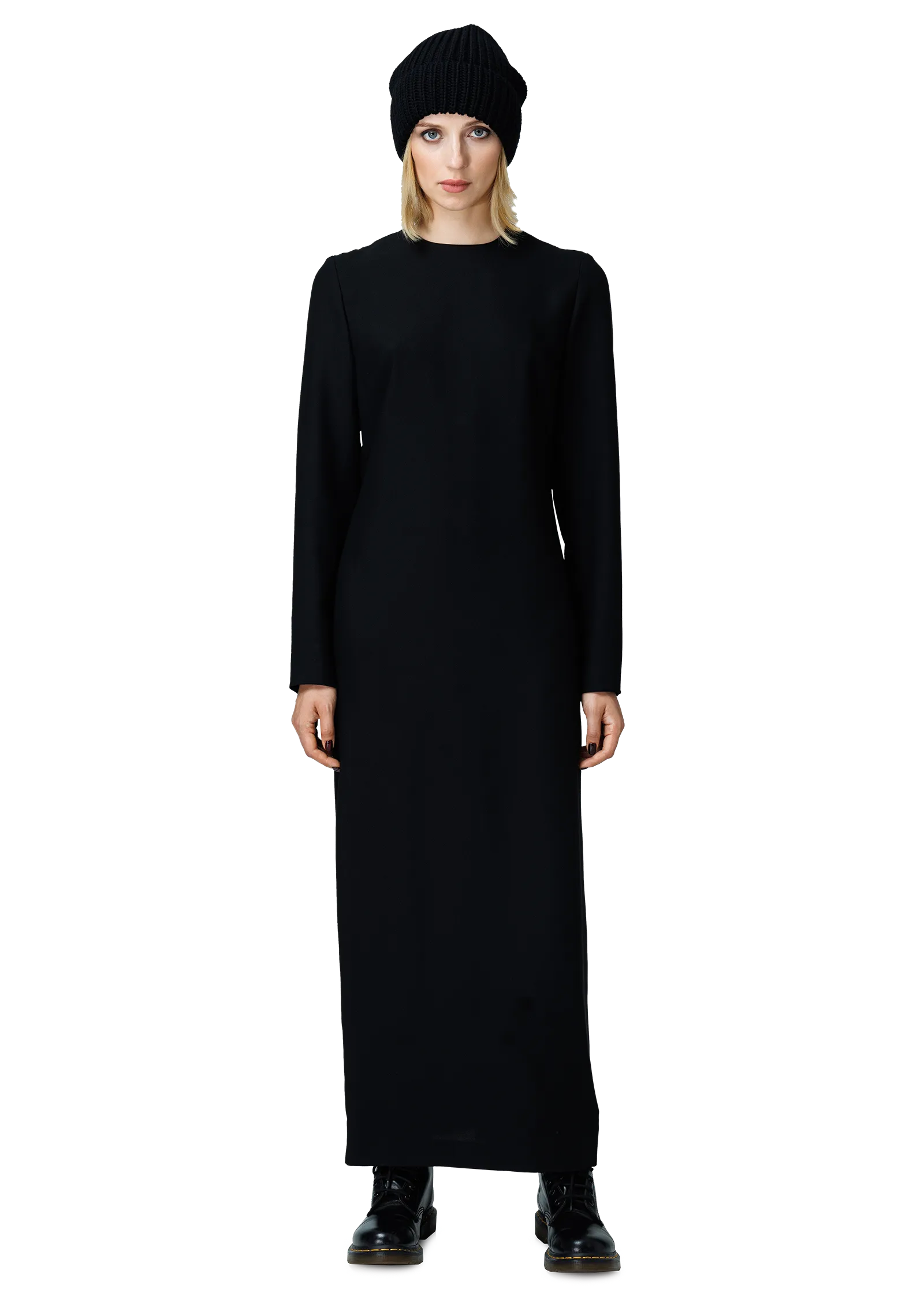 Open-back maxi dress – DRESSES in Black by 2RU2RA