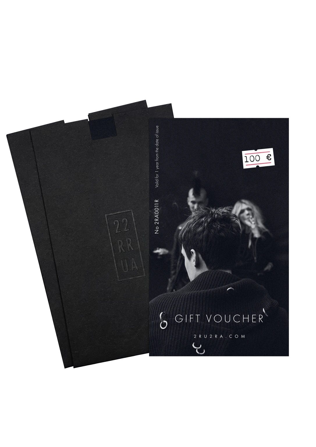 Gift card – in 100 € by 2RU2RA