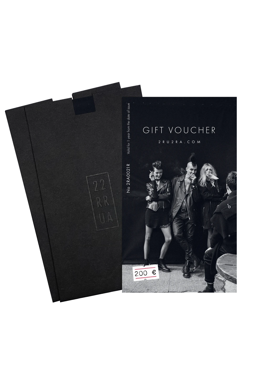 Gift card – in 200 € by 2RU2RA