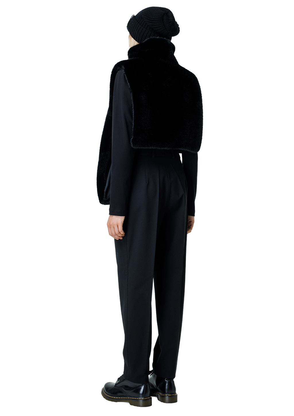 Faux fur vest-2RU2RA