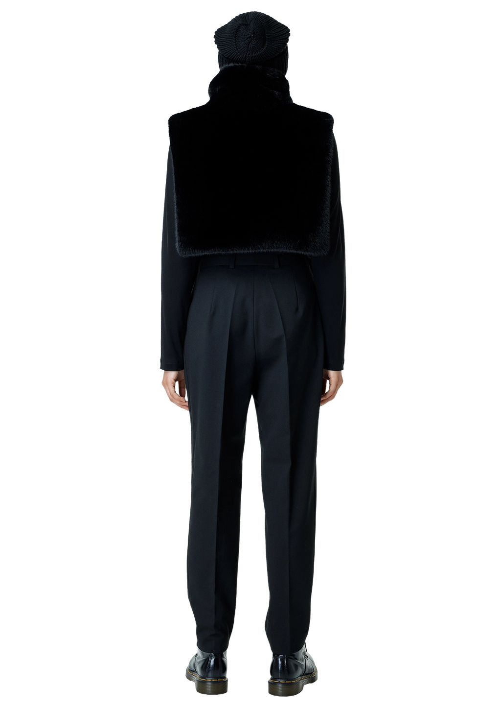 Faux fur vest-2RU2RA