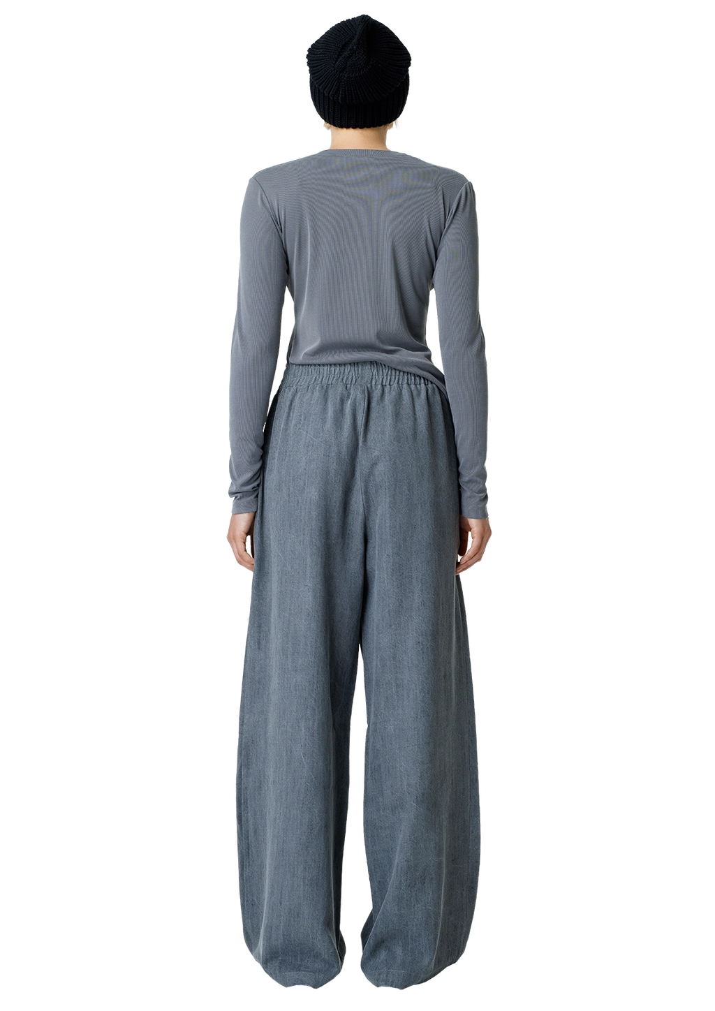 Ribbed crew top