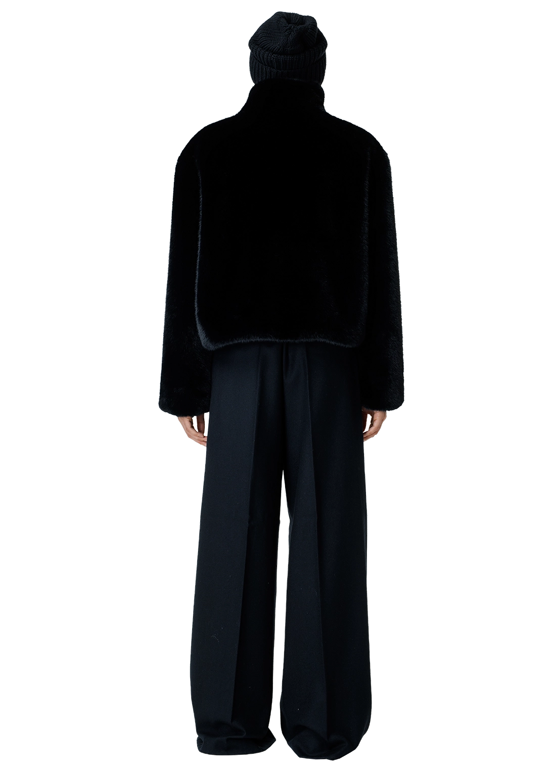 Faux fur bomber