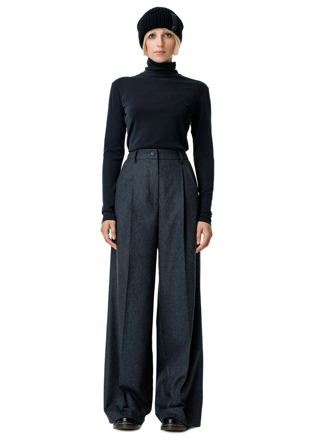 Ribbed turtleneck