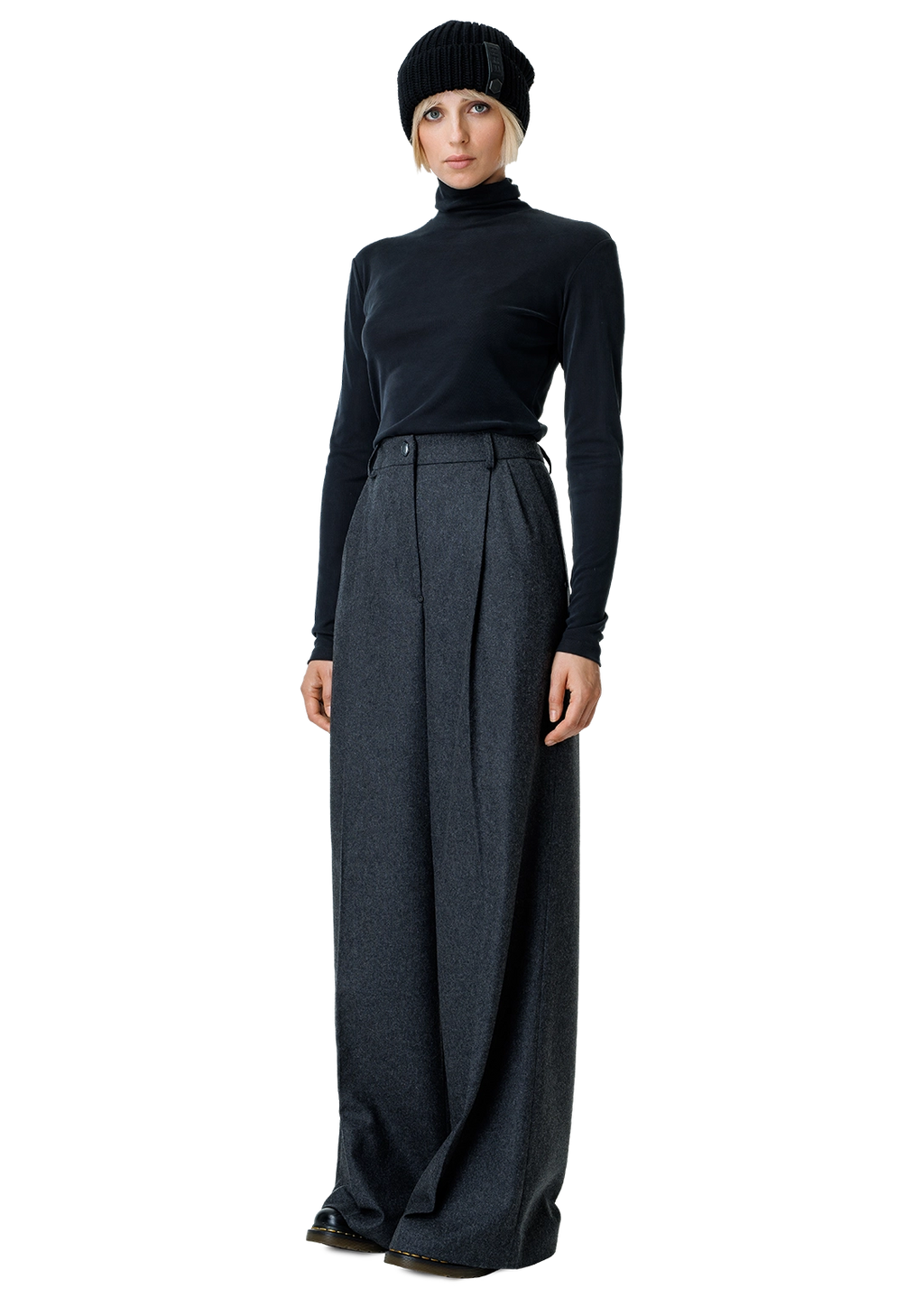 Ribbed turtleneck