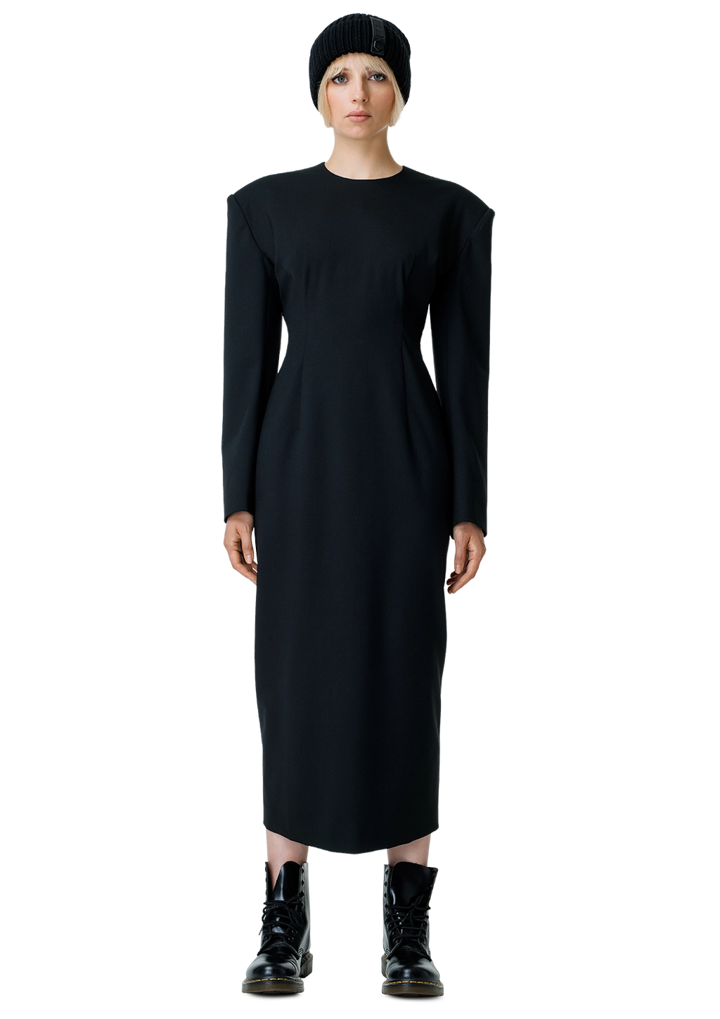 Statement shoulder dress-2RU2RA