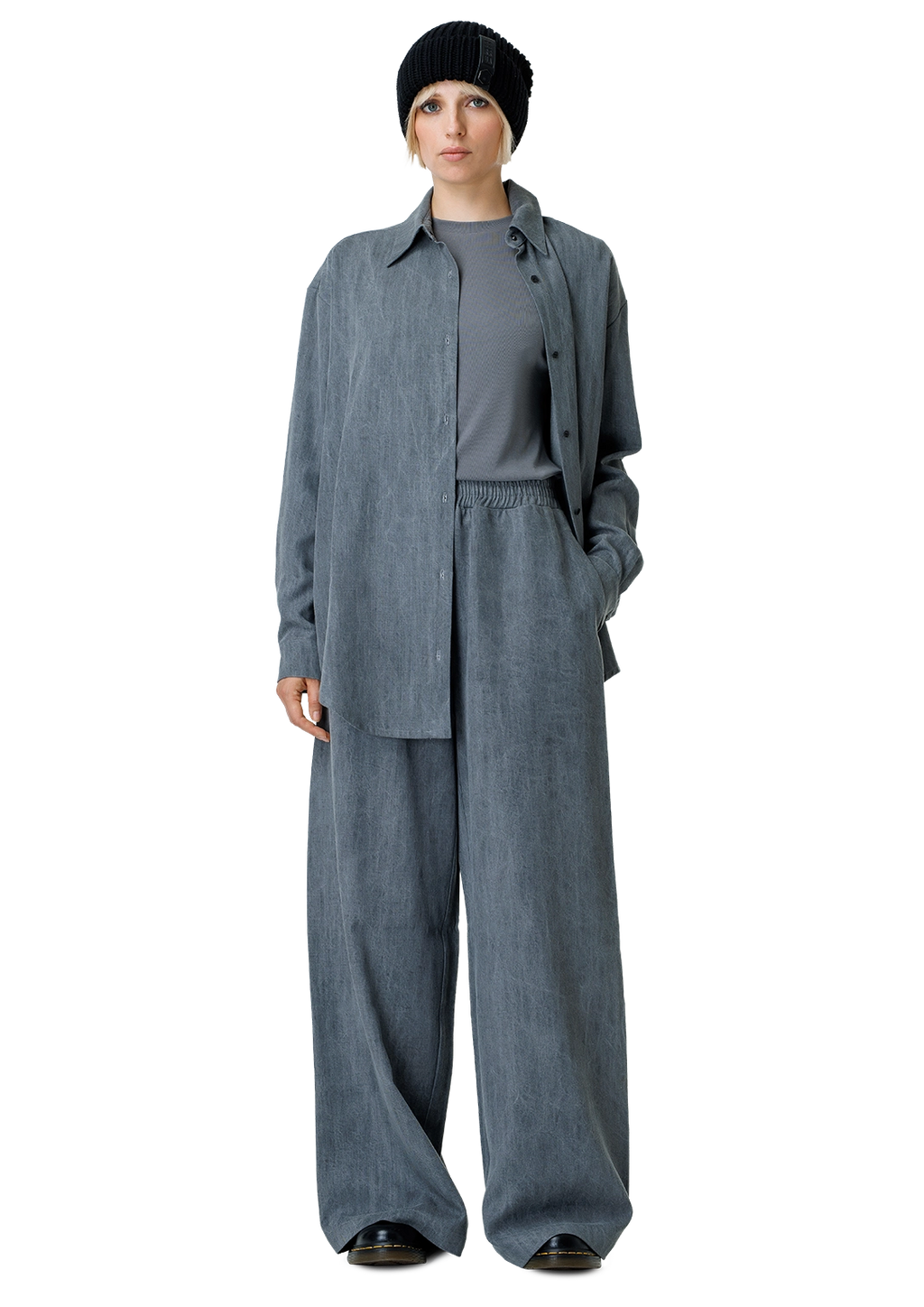 Stonewashed denim pants-2RU2RA