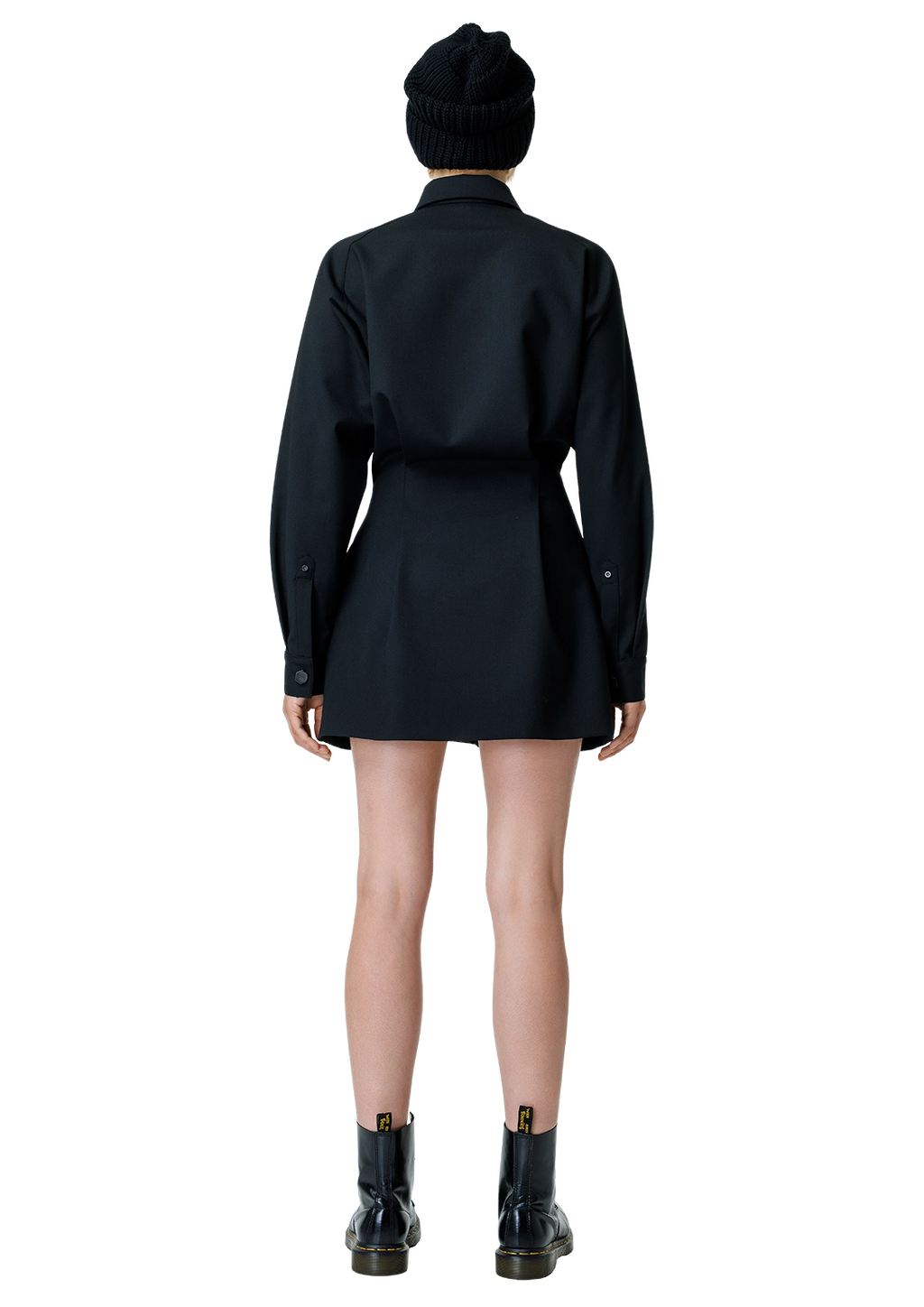 Wool shirt dress-2RU2RA