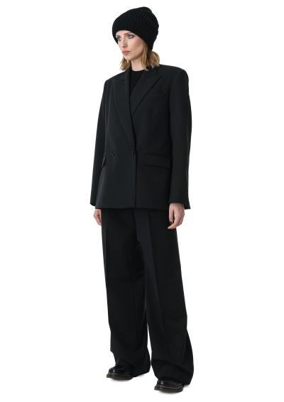 Oversized wool jacket