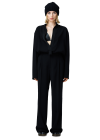Open-front shirt